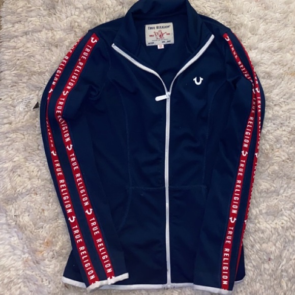 True Religion Other - True Religion Navy Blue Track Jacket